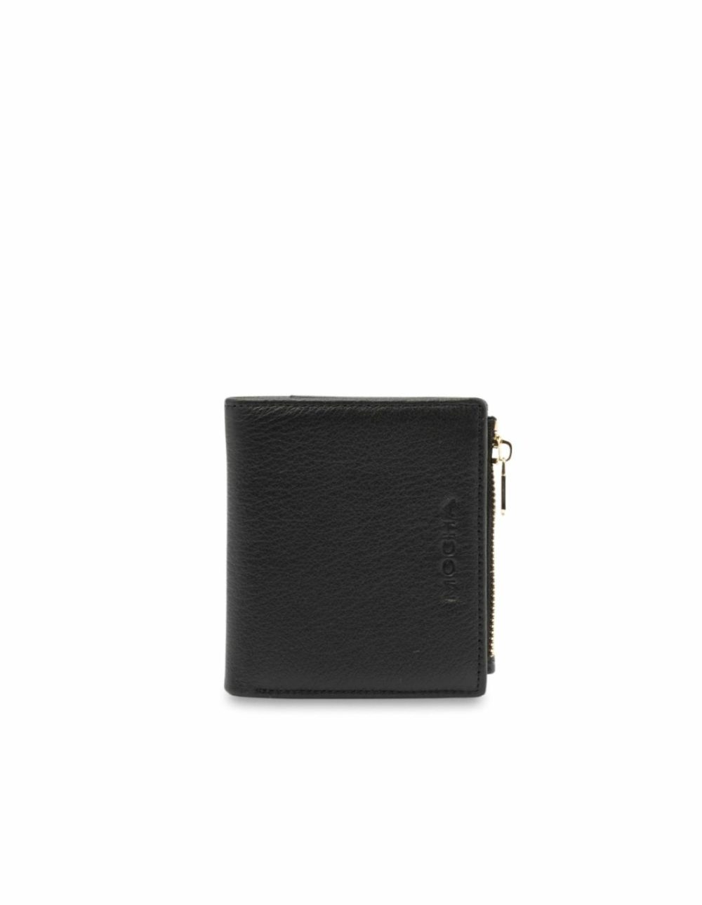 Alison Leather Small Wallet- Black Bags