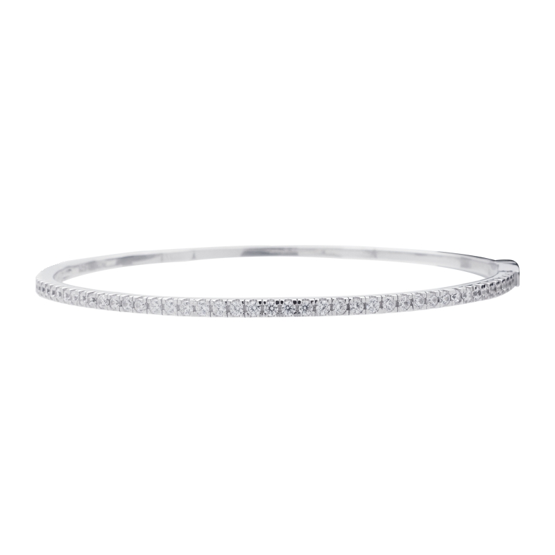 Christmas Journey Brilliant Bangle- Silver Bracelets