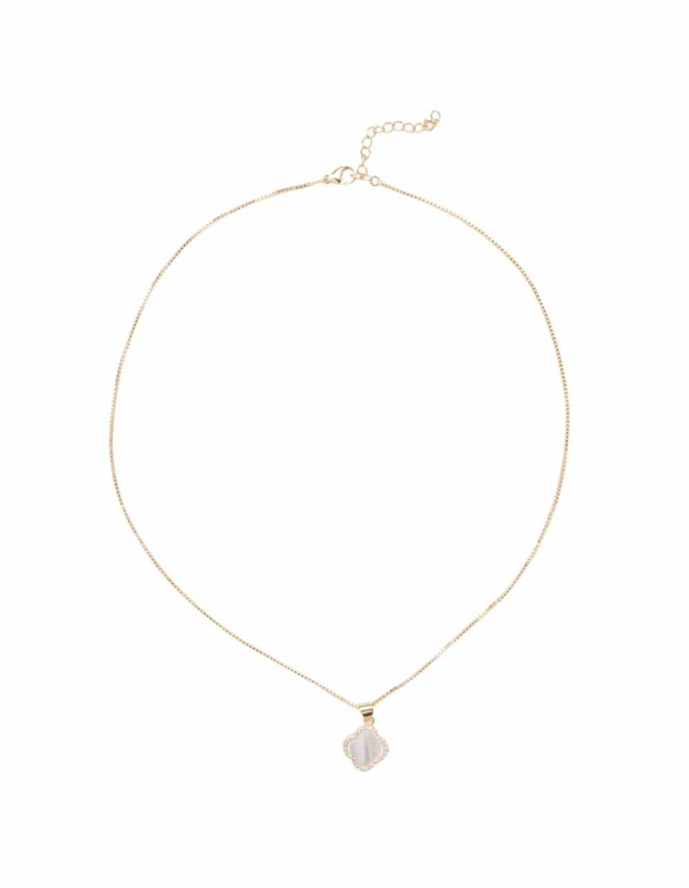 Mother-Of-Pearl Necklace- Gold Jewellery