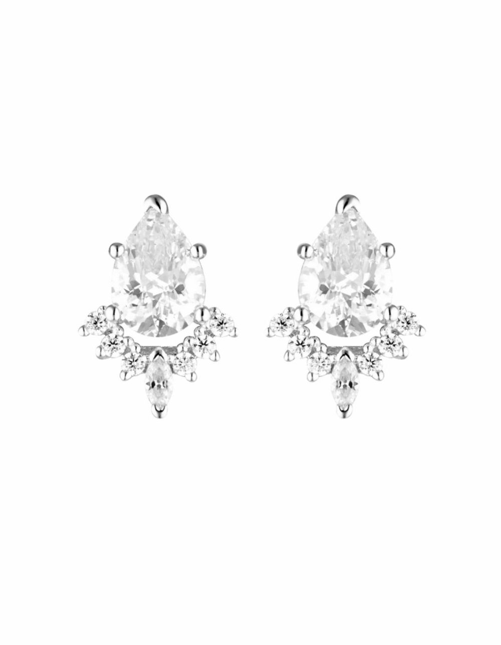 Iconic Bridal Penelope Earring – Silver Earrings