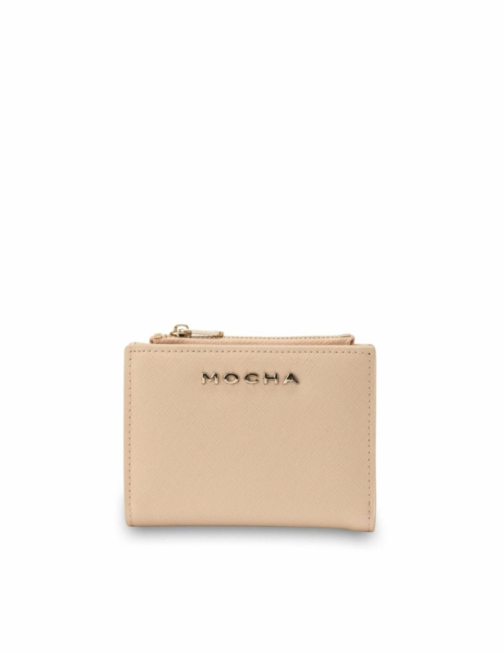 Kristin Mini Leather Wallet – Cream Bags