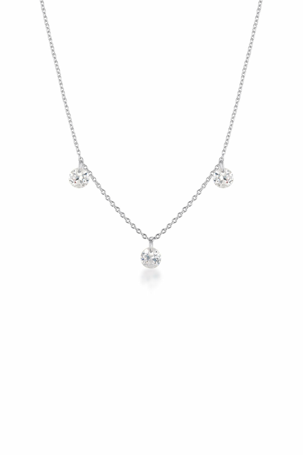 Mirage Ethereal Pendant- Silver & White Cz Jewellery